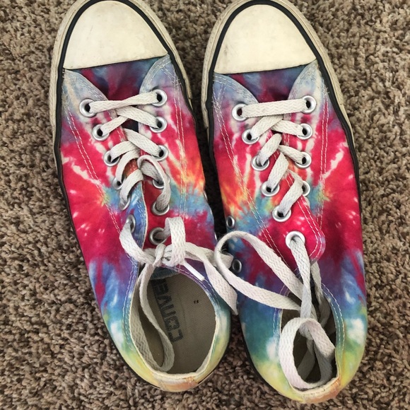 Converse Shoes - tie dye converse